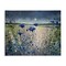 Stupell Industries Blooming Blue Flowers Night Moon Canvas Wall Art
